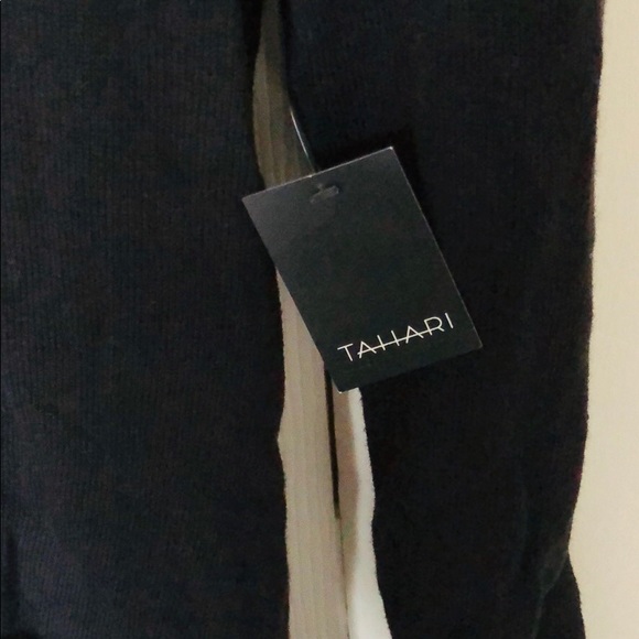 Tahari Black Cotton Cardigan - Picture 4 of 6